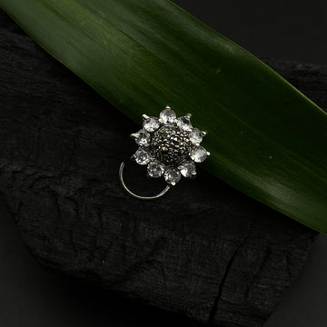 Zircon Marigold Nose Pin